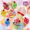 Mini Fluffy Ice Cream Slime Kit for Girls, 30+ Piece DIY Gift